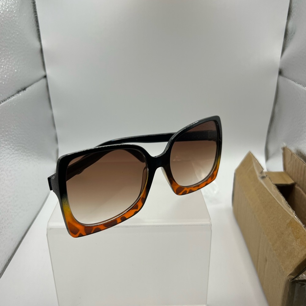 Cat Eye Oversized Rectangle Sunglasses NEW‎